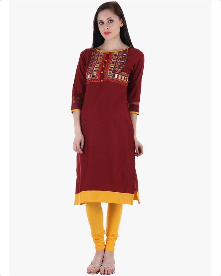 net neck churidar