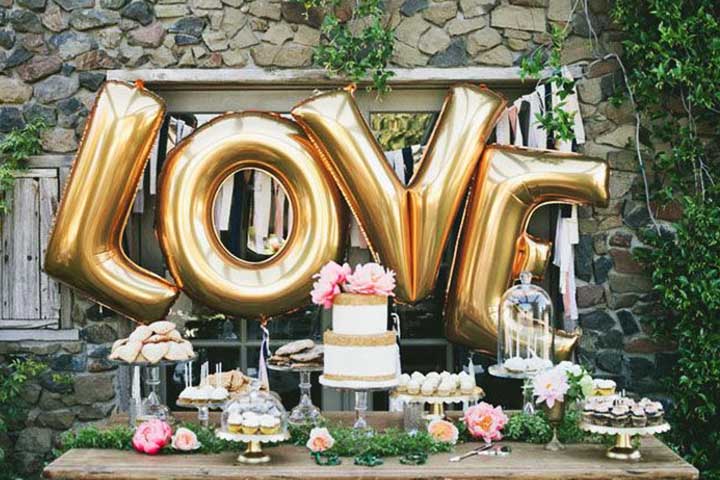 Wedding Engagagement Table Decoration party styling wedding cake |  Engagement party table decor, Engagement party table, Table decorations