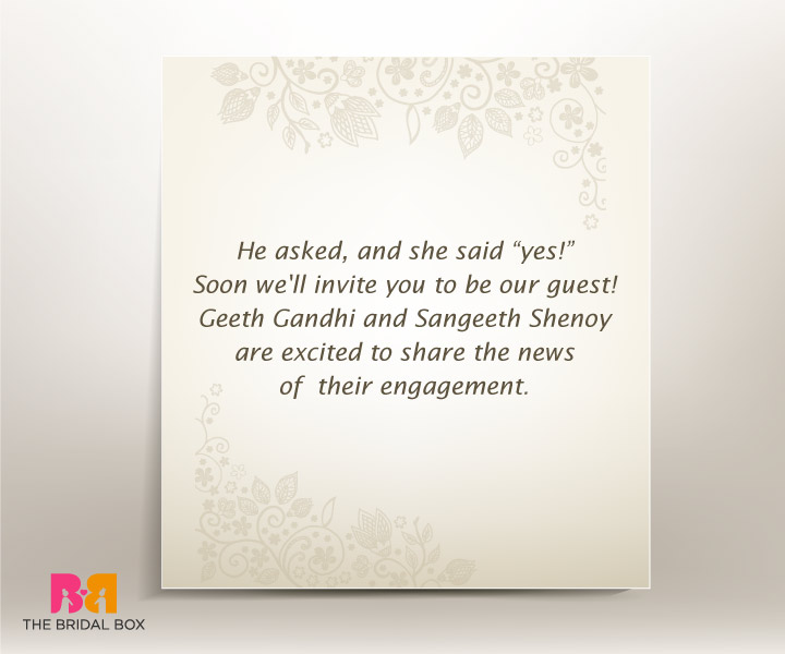7 Well-Put Engagement Invitation Quotes