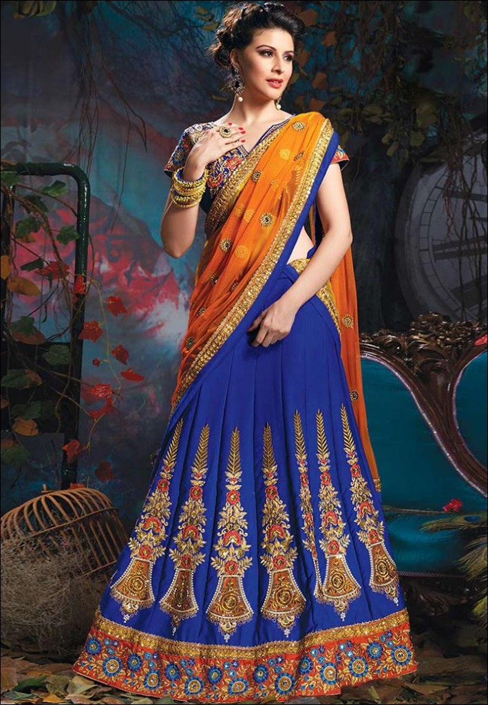 15 Trendy Engagement Lehengas To Go For This Season