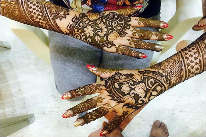 Easy & simple full hand dulhan mehndi designs || bridal arabic mehandi  designs for front hands - YouTube