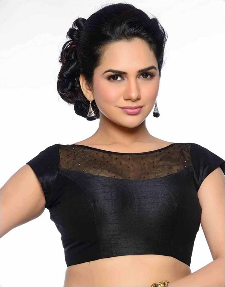 modern blouse front neck designs catalogue